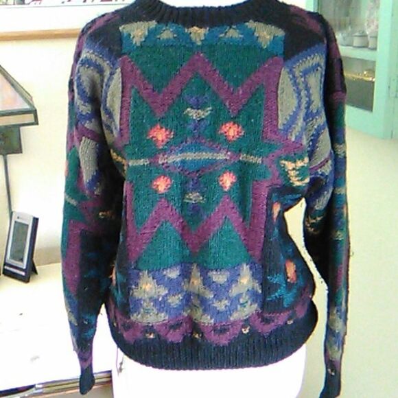 Vintage Boston Traders Hand Knit Sweater - Picture 1 of 9